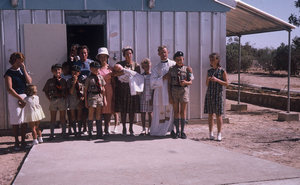 Christening at El Adem church
