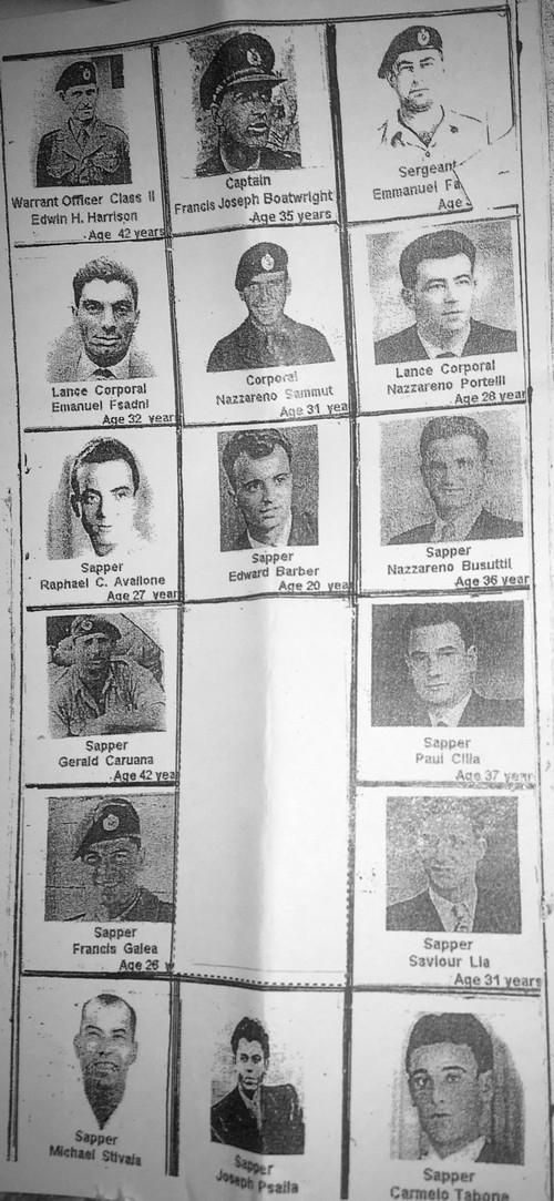 Pictures of those that died